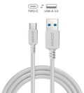 Cabo Usb a 3.0 Macho P/ Usb Tipo-c - Branco - 3 Metros - Pucap3-3b