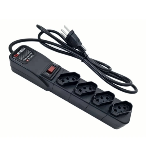 Filtro De Linha e Protetor Ts Shara 4 Tomadas 10a Plastico