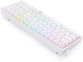 Teclado Mecânico Gamer Redragon Fizz Lunar White  - K617-RGB-W