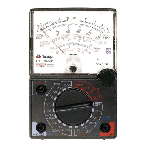 Multimetro Analogico Minipa Et-2022b Ac / Dc Ate 1.000v