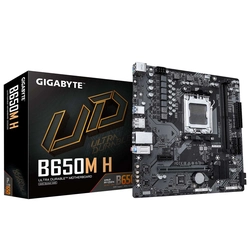Placa Mãe Gigabyte B650M H, Rev. 1.3, Chipset B650, AMD AM5, MATX, DDR5