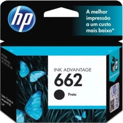 Cartucho HP 662 preto Original (CZ103AB)