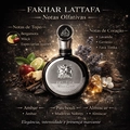 Kit Perfume Lattafa Fakhar Black - Eau de Parfum - Masculino - 3 em 1 - 100ML + 12ML + 100ML