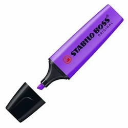 Pincel Marca Texto Roxo Neon Stabilo Boss