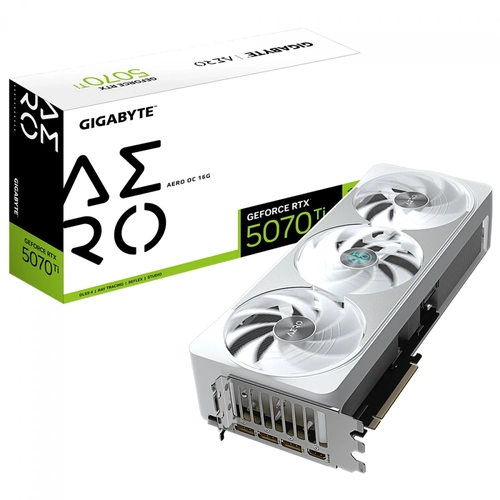 Placa de Vídeo 16GB RTX5070TI Gigabyte Aero OC - GV-N507TAERO OC-16GD