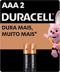 PILHA AAA ALCALINA DURACELL C/2