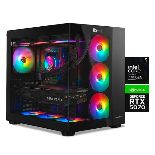 Pc Gamer FPS Headshot, Intel Core Ultra 5 245K, Geforce RTX 5070 12GB, 32GB Ram, SSD NVMe 1TB, Gabinete ARGB