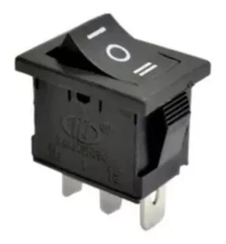 Chave Gangorra Kcd1-103/b2 Preto 3 Posições 3t