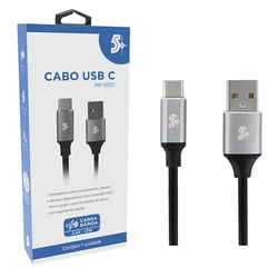 Cabo Cel/dados Aluminum Premium Usb 3.0 P/ Type-c 1.2m