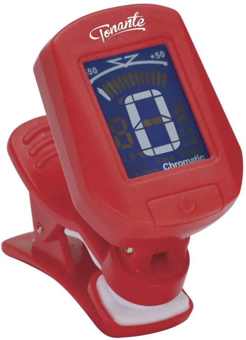 Afinador cromático digital AF10 vermelho - Tonante