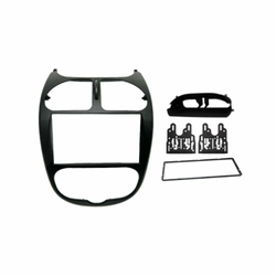 Moldura Fiamon 2 Din Peugeot 207 2008/2014 Preto