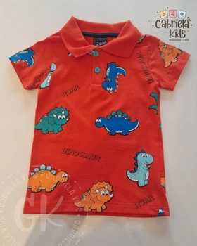 camisa polo Dinossauro