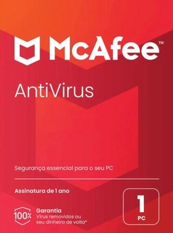 Antivírus Mcafee 1 Pc 12 Meses - Macf0014kiti