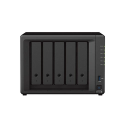 Servidor NAS Synology DiskStation DS1522+ Com 5 Baias Expansível a 15 Baias, 2 Slots SSD M.2 NVMe (Sem Disco)