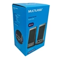 Caixas de Som 2.0 3w Rms Alimentação Usb Conexão P2 Controle Volume Multilaser - Sp009