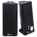 Caixa de Som 2.0 Dual 6W C/ Bluetooth + Entrada P/ Fone e Microfone - CXDU-BT