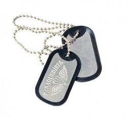 Plaqueta de Identificação Dog Tag (Paraquedista)