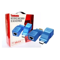 Adaptador Extensor HDMI X RJ45 CAT5/6 Tomate MHD-1103