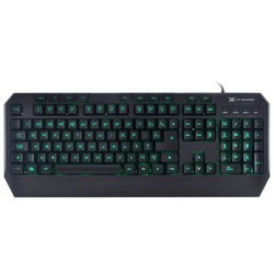 Teclado Gamer Vinik Gt400 Draco Com Macros, Multimidia Led 3 Cores Cabo 1.8 Metros Abnt2 Preto