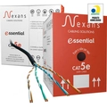 Cabo De Rede Cat.5e Cmx 305m Preto Nexans - Cx / 305
