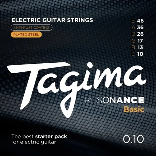 ENCORDOAMENTO GUITARRA 010 TAGIMA RESONANCE BASIC