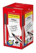 Caneta Esferográfica Faber-Castell Trilux 50 Unidades