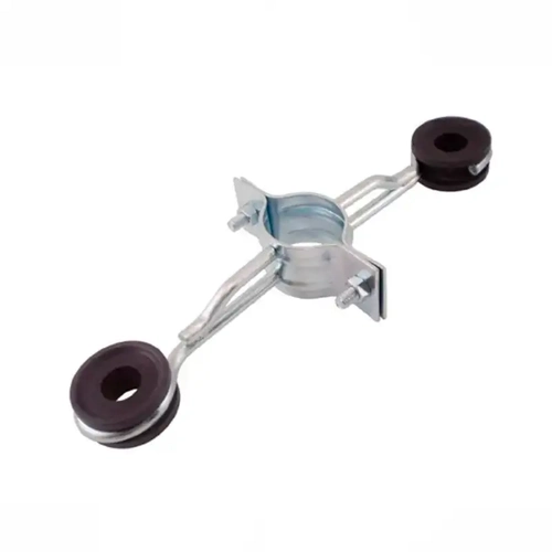 ISOLADOR REFORÇADO PARA MASTRO 2 DESCIDAS GALVANIZADO A FOGO