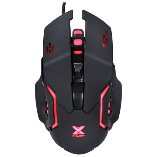 Mouse Gamer Galatica 2400 Dpi Led Vermelho Cabo Usb 1.8 Metros Trançado