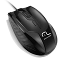 Mouse Multilaser Multimídia Profissional 1600Dpi Preto USB - MO164