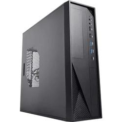 Gabinete Office Slim K-MEX GM-01TD, c/ fonte 300W 80Plus Bronze (EZTFX300), USB 3.0 - GM01TDXQ0010B0X