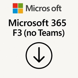 Microsoft 365 F3 No Teams Cfq7ttc0lh05-013 Csp