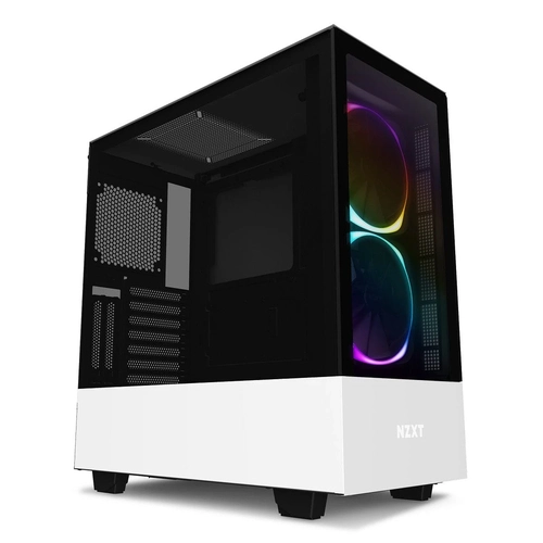 Gabinete NZXT H510 Elite Matte White Mid-Tower ATX - CA-H510E-W1