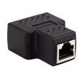 Adaptador Emenda Rj45 y 1 Femea P/ 2 Femeas Blindado Ref. Em-21