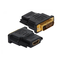 Adaptador DVI-D 24+1 para HDMI Fêmea
