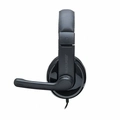 Headset Pro Conexão P2 Cabo de 210cm Potência 30mw c/ Adaptador P3 Preto - PH316