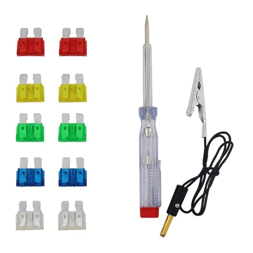 Jogo De Fusiveis Automotivo Western Com 12 Pecas + Chave Teste