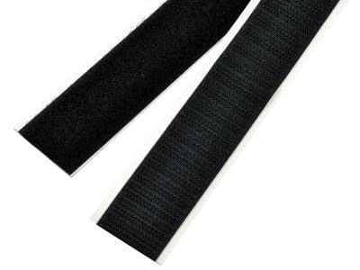 FIXADOR DE CONTATO ADESIVO 25MM PRETO MACHO+FEMEA