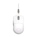 Mouse Gamer Cooler Master Mm712 Branco Rgb 19000dpi Wireless 2.4ghz Bluetooth Type-c     Mm-712-wwoh1