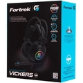 Headset Gamer Fortrek Vickers P2 + Usb Rgb Preto