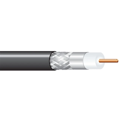 Cabo Coaxial Cabletech Rge-213 Alcu 75% Preto Aluminio - 100 Metros