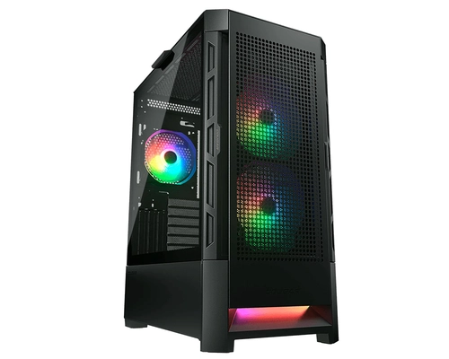 Gabinete Gamer Cougar Duoface RGB, Vidro Temperado, E-ATX, 3x Fans ARGB, Preto, 385ZD10.0001