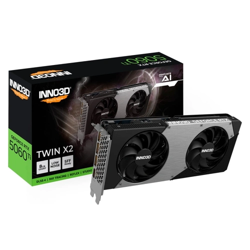 Gpu Inno3d Geforce Rtx 5060 Ti 8gb 128bits Gddr7 Twin X2 Oc N506t2-08d7x-193075n