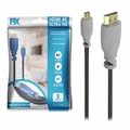 Cabo Micro Hdmi P/ Hdmi 2.0 4k Hdr 19p 3m