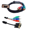 Cabo Vga Macho P/ Vídeo Componente 5 Metros - Xc-vga-vc3-5m