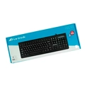 Teclado Multimidia Com Fio Preto MKL101 Fortrek
