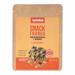 Snack de Frango com Mandioquinha e Abóbora Liofilizado Lyovibes – Sachê 25g