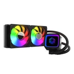 Water Cooler Pcyes Tundra Black Vulcan Argb 240Mm - Wctbv240