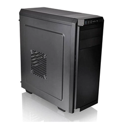 Gabinete Gamer Thermaltake V100 Window, Mid Tower, Lateral em Metal, 1x fan, Black - CA-1K7-00M1NN-01