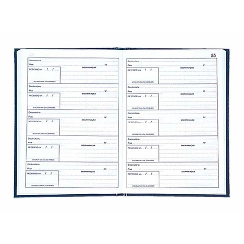Livro Protocolo de Correspondência, 104 Folhas, 153mm x 216mm - Tilibra
