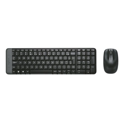 Kit Teclado e Mouse Logitech Mk220 Preto Sem Fio 920-004431-c
